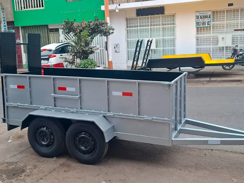 Remolque para elevador tijera