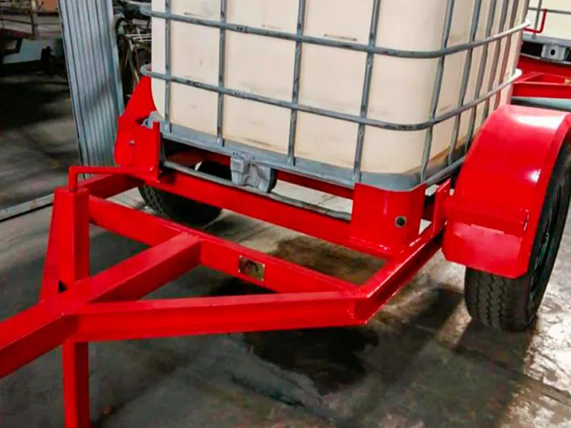 Remolque para tanques IBC